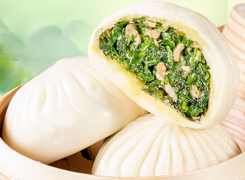 荠菜肉包